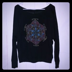 Long sleeve banded top